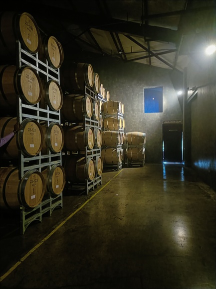 Sula vineyards Oak barrels